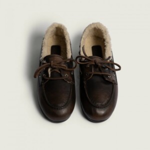 Boat Loafer Brushed - Fur leather